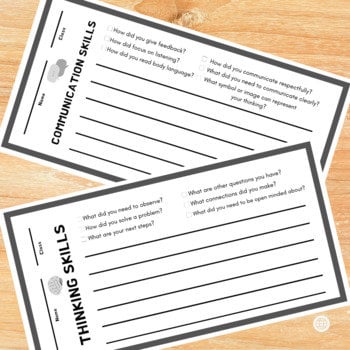 Approaches to Learning (ATL) Exit Ticket Reflections - Etsy