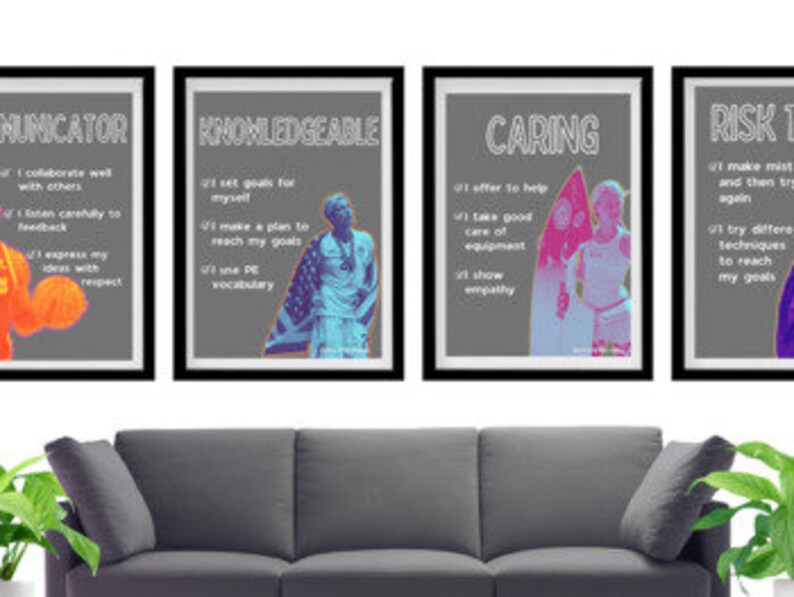 PYP MYP Learner Profile in PE Posters and Bunting - Etsy