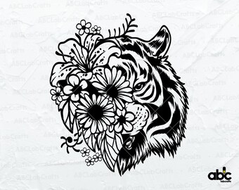 Download Mandala Tiger Svg Etsy
