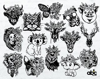 Download Animal Svg Bundle Etsy