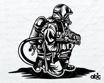 Fire Fighter Svg File | Fire Fighter Shirt Svg | Firefighter Dad Svg | Rescue Svg | Png DXF Jpg Eps File for Cricut Silhouette Printable