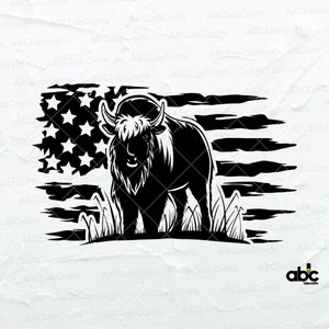 US Bison Buffalo Svg File | Animal Svg | Buffalo Cutfiles | Buffalo Clipart | US Buffalo Svg | Buffalo Png | Outdoor Animal Svg |Wild Animal