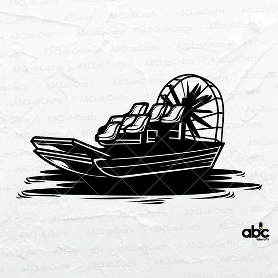 Airboat Svg File Sea Life Svg Airboat Shirt Lake Life - Etsy