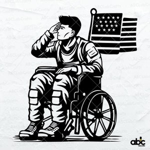 American Soldier Svg File | Veteran Svg | Army Svg | Military Svg | American Troops Svg | Dxf Png Eps Files for Cricut Silhouette Printable