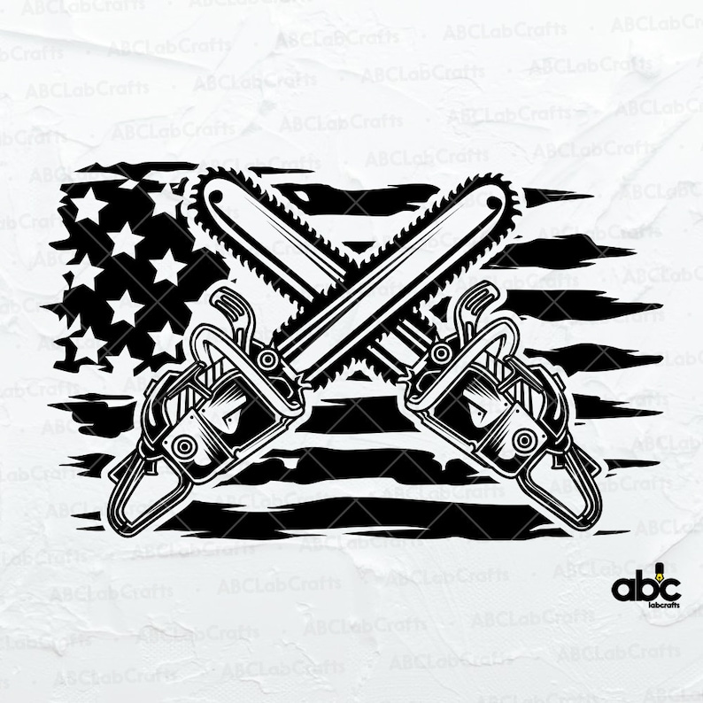 US Logging Chainsaw Svg File Chainsaw Cut Files Us Logging Etsy