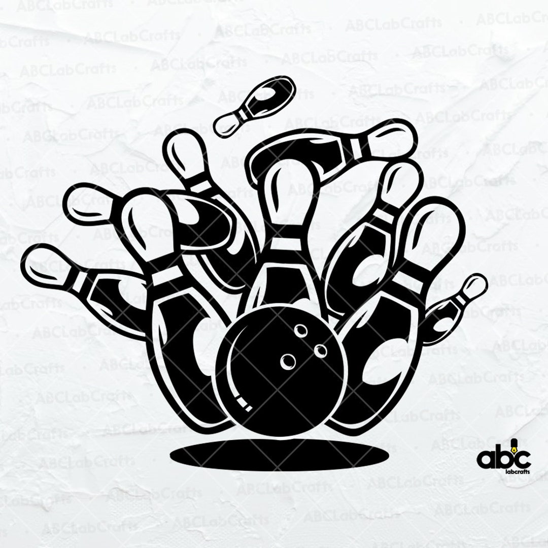 Bowling Svg File Bowling Clipart Bowling Shirt Svg Bowling Files for
