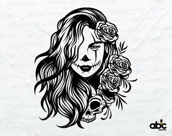 Joker Chic Svg Archivo / Joker Chica Svg / Halloween Svg / Horror Svg / Joker Goth Svg / Joker Clipart / Joker Svg / Joker Png / Chica Gótica Svg