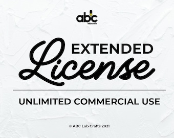 EXTENDED LICENSE - Unlimited Personal and Commercial Use