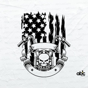 US Bikers Don't Go Grey We Turn Chrome Svg File | Motorcycle Biker Svg | Biker Shirt Png DXF Jpg Eps File for Cricut Silhouette Printable