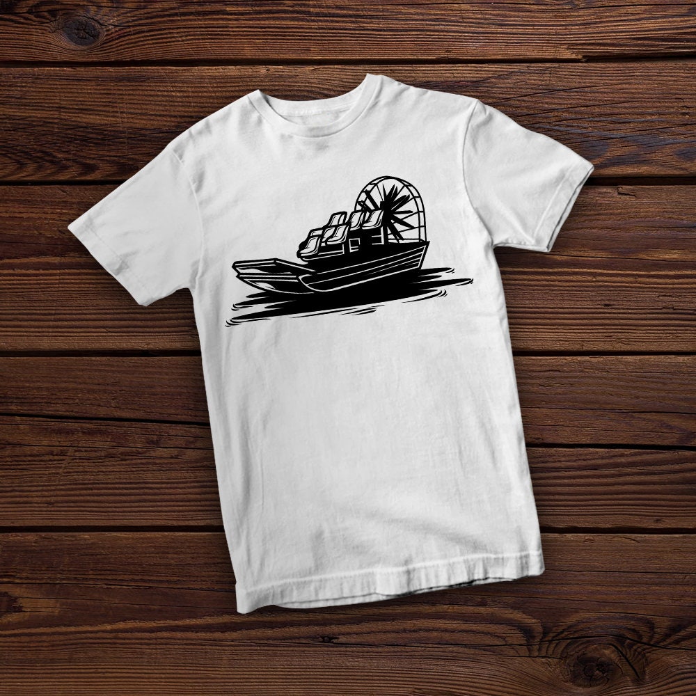 Airboat Svg File Sea Life Svg Airboat Shirt Lake Life - Etsy Canada