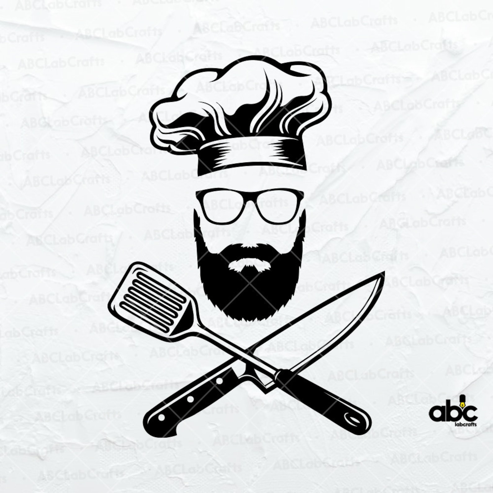 Beard Man Chef Svg File Chef Life Svg Grillers Clipart Etsy