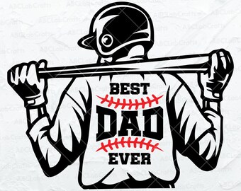 Baseball Dad Svg File | Baseball Player Svg | Baseball Mom Svg | Baseball Team Svg | Dxf Png Eps Files for Cricut Silhouette Printable