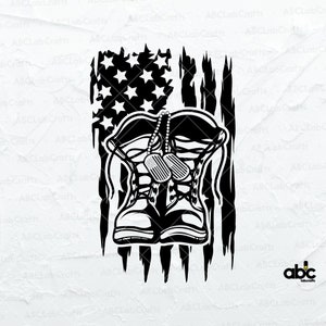US Combat Boots Svg File | Navy Svg | Veteran Svg | Army Svg | Soldier Svg | Combat Boots Cut File | Combat Boots Clipart | Veteran Shirt