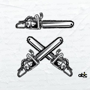 Chainsaw Clipart Svg File | Lumberjack Chainsaw Svg | Logging Svg | Logging Chainsaw Svg | Chainsaw Cut Files | Wood Cutter Svg