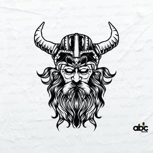 Viking Svg File | Viking Png | Norse Mythology Svg | Nordic Svg | Nordic Clipart | Viking Clipart | Viking Cutfile | Valhalla Svg