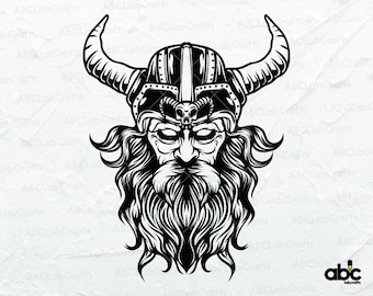 Viking Svg File | Viking Png | Norse Mythology Svg | Nordic Svg | Nordic Clipart | Viking Clipart | Viking Cutfile | Valhalla Svg