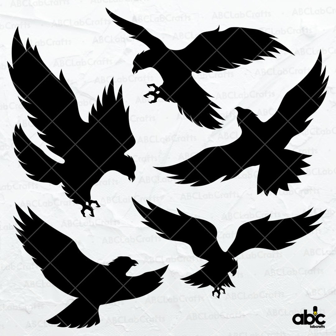 Eagle Svg Bundle | Eagle Png | Eagle Silhouette | Eagle Clipart ...