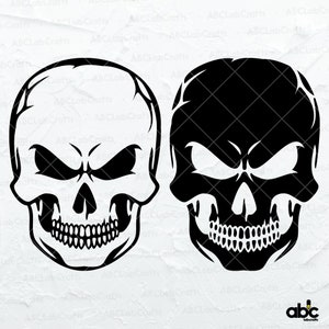 Skull Svg File | Skull Shirt Svg | Scalp Svg | Halloween Svg | Sugar Skull Svg | Skullcap Dxf Png Eps Files for Cricut Silhouette Printable