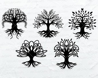 Tree of Life Svg Bundle | Tree of Life Clipart | Tree of Life Cutfiles | Tree of Life Png | Dxf Png Eps File for Cricut Silhouette Printable