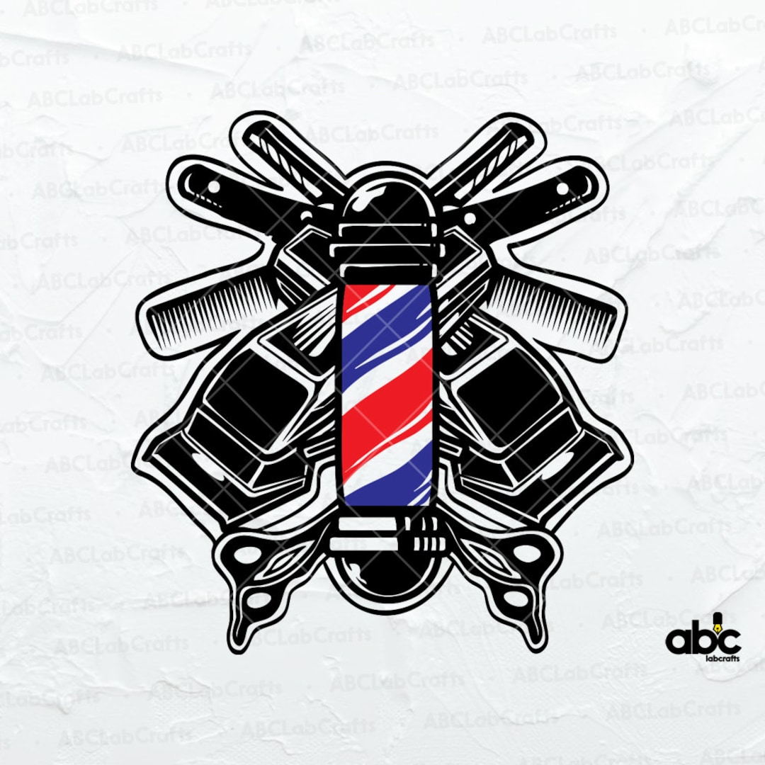 Barber Logo Barber Shop Svg File Barber Shirt Barber Svg