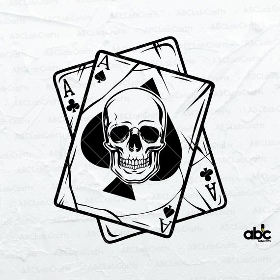 Pocket Aces Skull Svg File Ace Card Skull Svg Skull Svg - Etsy Australia