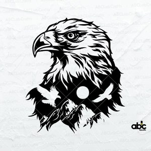 Hawk Svg File | Bird Svg | Flying Animal Svg | Hawk Shirt Svg | Hawk Scene Svg | Hawk Dxf | Hawk Clipart | Hawk Cut| Hawk Stencil | Hawk Png