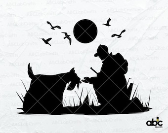 Duck Hunting Svg | Duck Hunting Png Clipart | Duck Hunting Dog Pointer Svg File | Hunting Dog Svg | Hunting Season Svg | Hunting Cut File