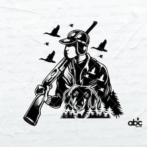 Hunting Svg | Outdoor Hunting Svg | Hunting Shirt Svg | Deer hunting Svg | Deer Hunter Svg | Clipart, Png, Vector, Cut Files