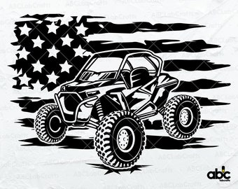 US Rzr Atv Svg File / Atv Clipart / Atv Cutting File / Atv Off Road Svg / Outdoor Svg / Png DXF Jpg Eps File para Cricut Silhouette Imprimible