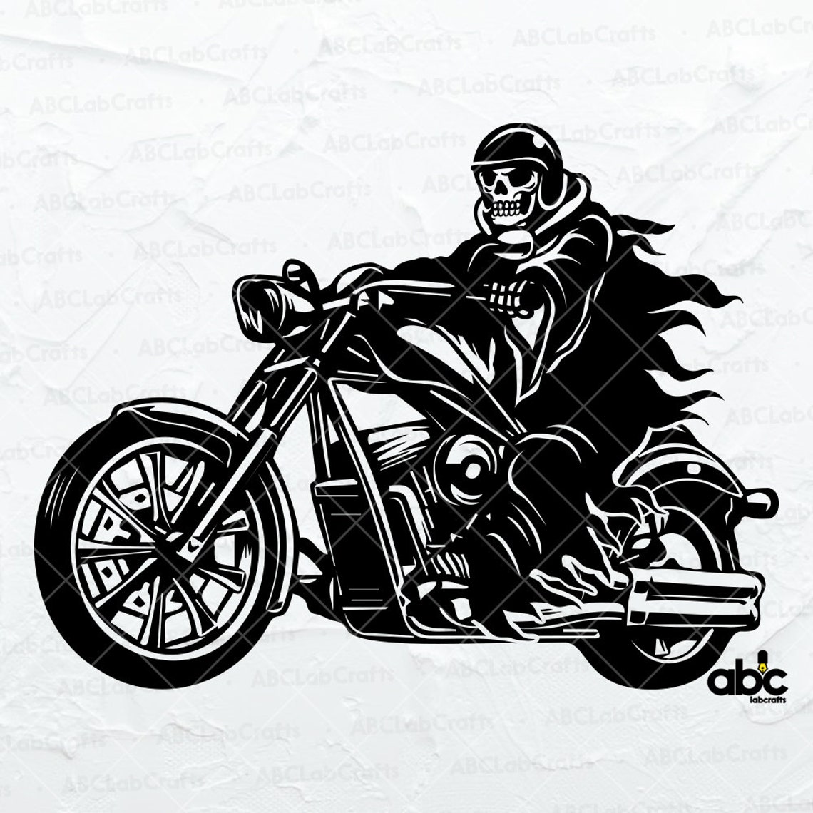 Biker Skull Svg File | Skull Svg | Biker Shirt | Biker Clipart | Biker ...