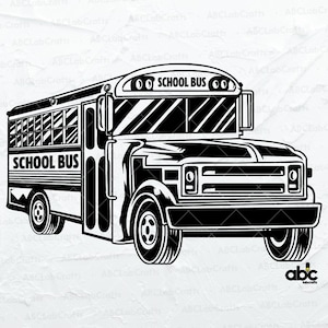 School Bus Svg File | Yellow Bus Svg | Student Transport Svg | School Decal | Png DXF Jpg Eps File for Cricut Silhouette Printable