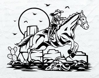 Western Long Live Cowgirls Svg File | Western Svg | Cowgirl Svg | Long Live the Cow Girl | Dxf Png Eps Files for Cricut Silhouette Printable