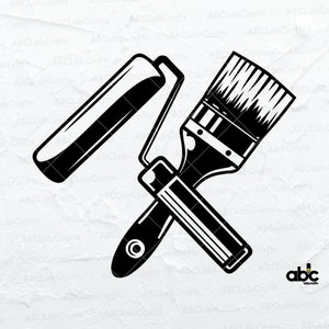 Paint Brush Svg File | Painter Work Svg | Paint Brush Roller Svg | Handyman Svg | Painter Svg | Paint Life Svg | Painting Svg
