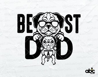 Best Dad Svg | Dog Lover Svg | Dog Svg | Father and Son Svg | Like Father Like Son Svg | Fathers Day Svg | Dad Svg