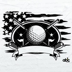 US Golf Svg File Golf Monogram Golf Ball Svg Golf Clipart Golf Club Svg ...