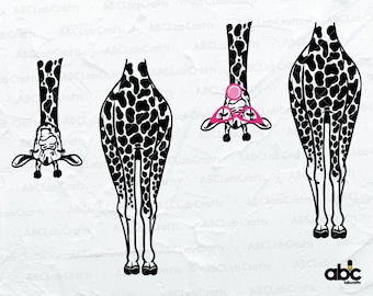 Giraffe Svg File | Giraffe with Gum Svg | Giraffe Png | Giraffe with Bow Svg | Cute Giraffe Svg | Cutting Files