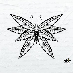 Butterfly Cannabis Svg File | Cannabis Cut Files | Marijuana Svg | Butterfly Png | Weed Png | Butterfly Cut Files | Cannabis Svg | Weed Svg