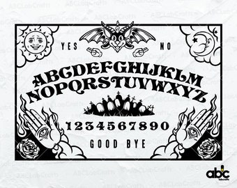 Planche Ouija  Planche ouija, Ouija, Art vectoriel