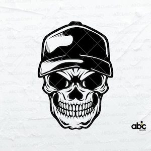 Skull Svg File | Skull Silhouette | Skull Cut Files | Skull Png |Skull Head Svg |skeleton svg Skull Clipart |Skull Illustration |Skull Shirt
