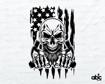 Us Carpenter Repair Skull Svg File | US Construction Svg | Hammer Svg | Repairman Svg | US Carpenter Svg | US Repair Svg | Cutfiles
