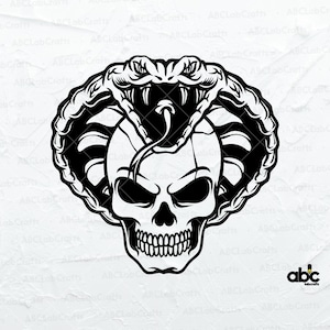 Skull Snake Svg File | Skull Snake Clipart | Skull Snake Cutfile | Floral Snake Svg | Snake Skull Svg | Floral Skull Svg | Halloween Svg