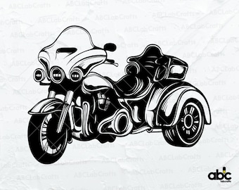 Trike Motorcycle Svg File | Trike Motorcycle png | Motorcycle Svg | Motorcycle Svg | Trike Motor Clipart | Trike Motor Svg | Cutfiles