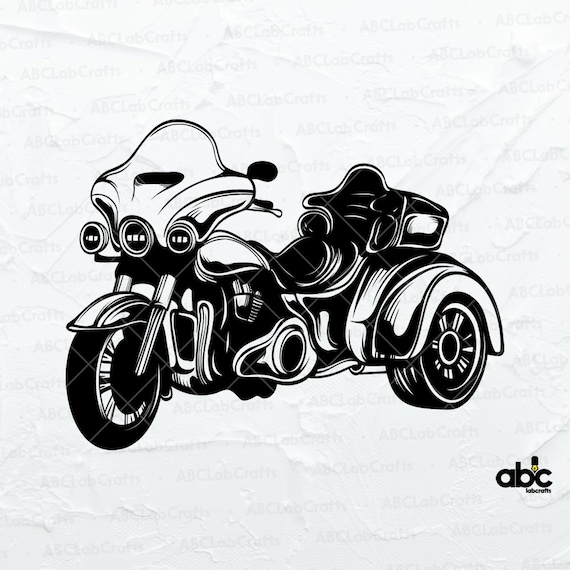 Trike Motorcycle Svg File | Trike Motorcycle png | Motorcycle Svg | Motorcycle Svg | Trike Motor Clipart | Trike Motor Svg | Cutfiles