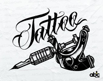 Got Ink Tattoo Machine Svg | Tattoo Svg | Tattoo Stencil Svg | Tattoo Art | Tattoo Logo Svg | Cutting File