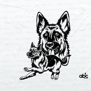 Attack Dog Svg File | K9 Unit Svg | Attack Dog Shirt | K9 Shirt | K9 Clipart | K9 Dog Svg | Bomb Sniffing Svg | Soldier Dog Svg