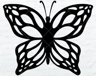 Butterfly Svg File | Butterfly Clipart | Layered Butterfly | Butterflies Svg | Dxf Png Eps Files for Cricut Silhouette Printable