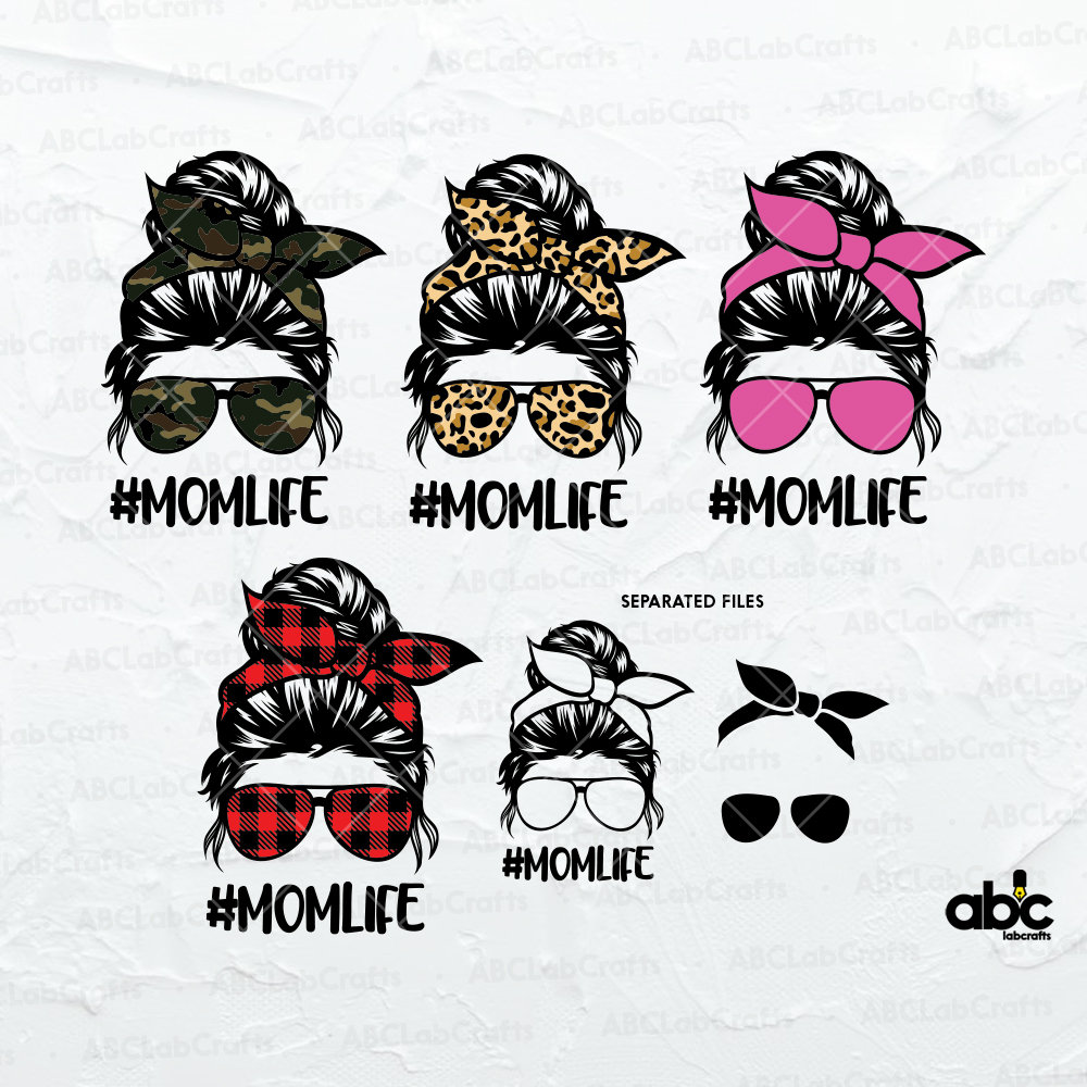 Download Bundle Mom Life Svg Files Messy Bun mom Svg Mom Life Svg | Etsy
