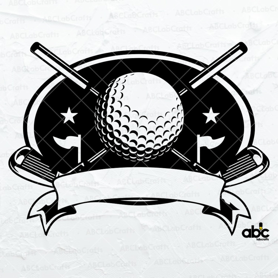 Golf Svg File Golf Monogram Golf Ball Svg Golf Clipart Golf Club Svg ...