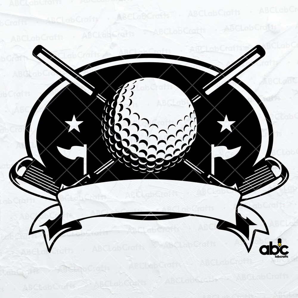 Golf Svg File | Golf Monogram | Golf Ball Svg | Golf Clipart | Golf Club Svg | Sports Png DXF Jpg Eps File for Cricut Silhouette Printable