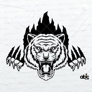 Tiger Scratch Svg File | Tiger Claw Svg | Tiger Svg | Tiger Png | Tiger Animal Svg | Png DXF Jpg Eps File for Cricut Silhouette Printable